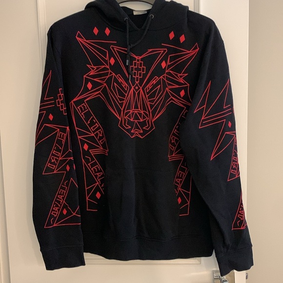 Marcelo Burlon Lamborghini Cotton Hoodie sz XL - Picture 2 of 7